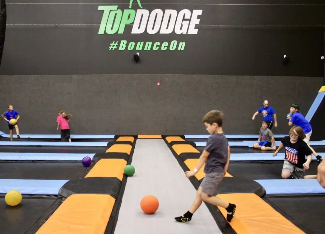 Trampoline Slide 1 - Top Dodge