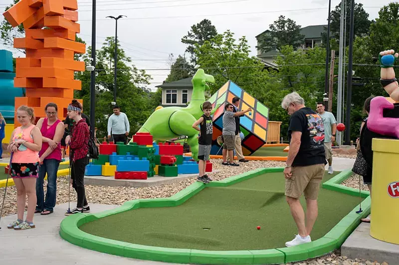 Toy Box Mini Golf course