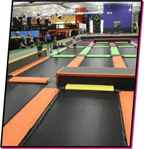 trampolines at TopJump in Pigeon Forge