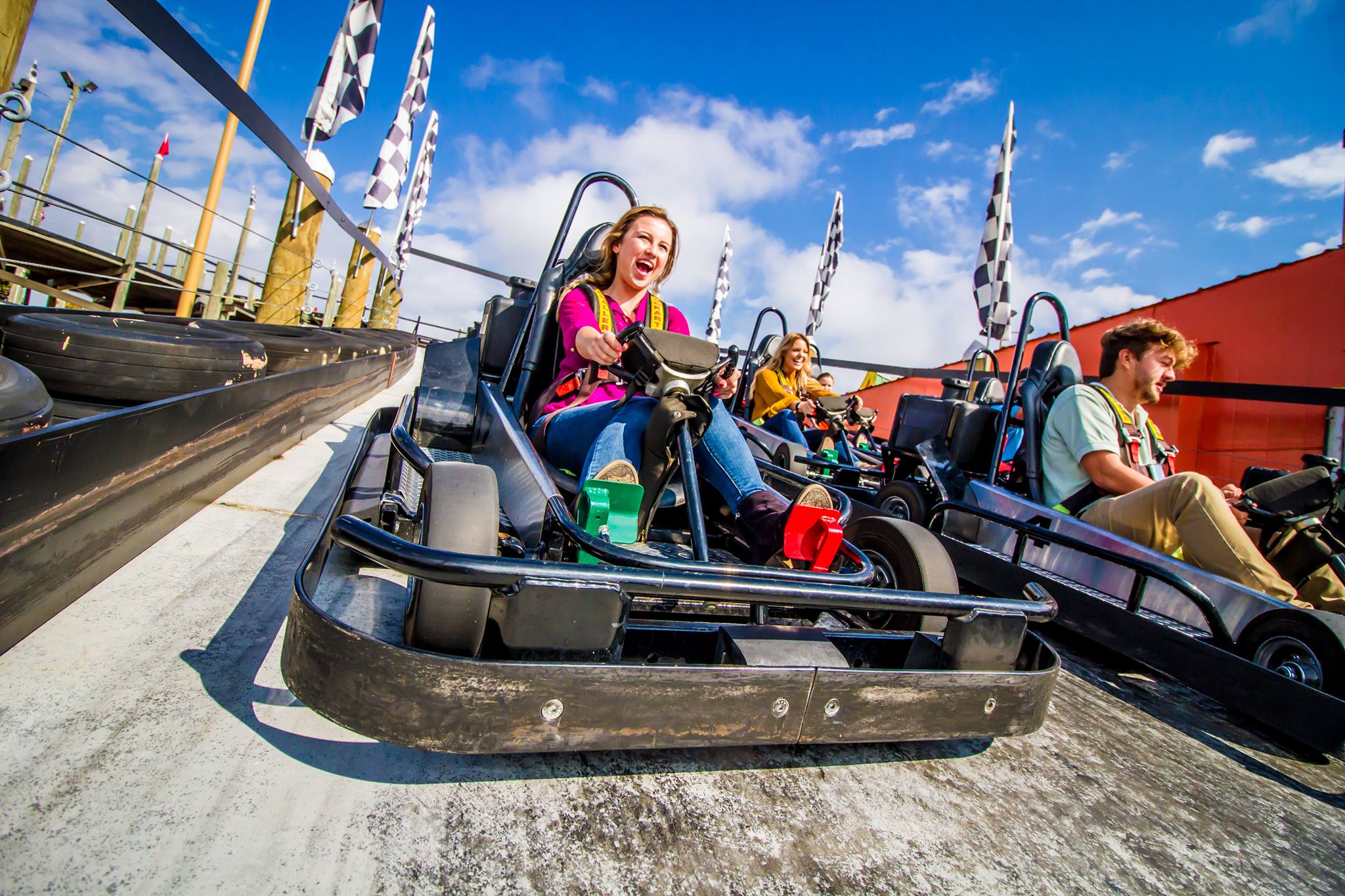 Best Go Karts In Pigeon Forge Topjump Trampoline Extreme Arena Pigeon Forge Tn